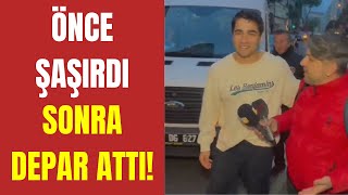 Mert Ramazan Demir önce şaşırdı sonra depar attı! Resimi