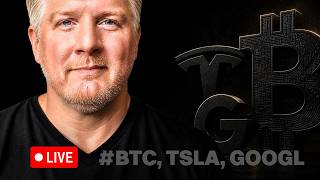 TSLA GOOGL Earnings Live + BTC