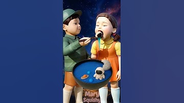 Squid Game AI Edible Cosmic Slime ASMR #squidgame #squidgame2 #ai #asmr