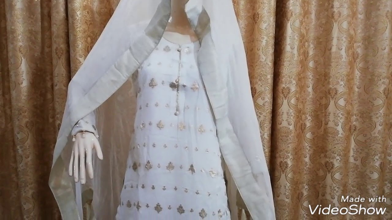 Traditional gharara suit - YouTube