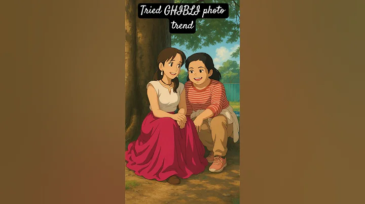 And it’s so cute🥰😍 Ghibli trend #ghibli #ghiblitrend #shorts #youtubeshorts