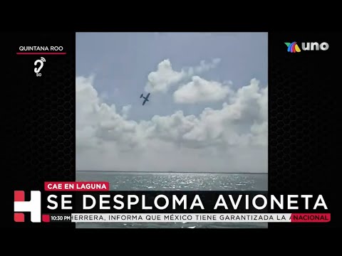 Desplome de avioneta en Cancún deja dos muertos