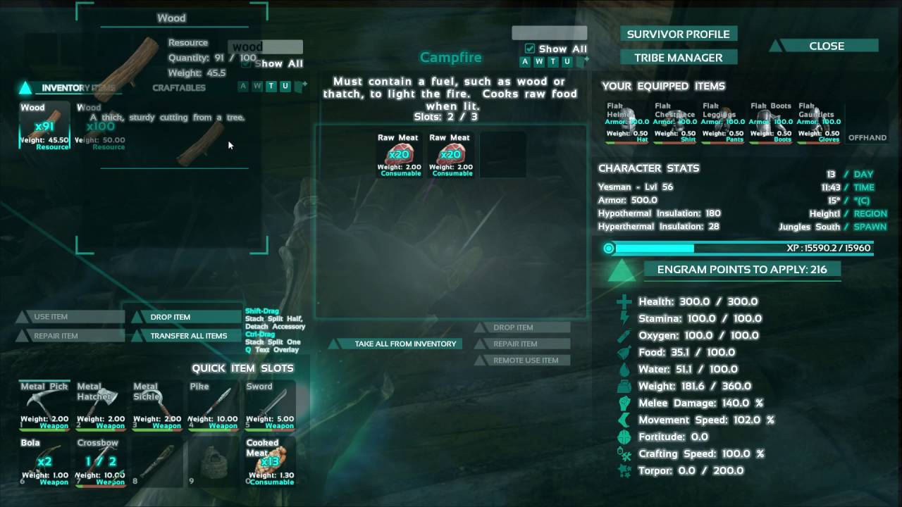 How To Change Time In Ark Survival Evolved How to move 1 item at a time - Ark Survival Evolved - YouTube
