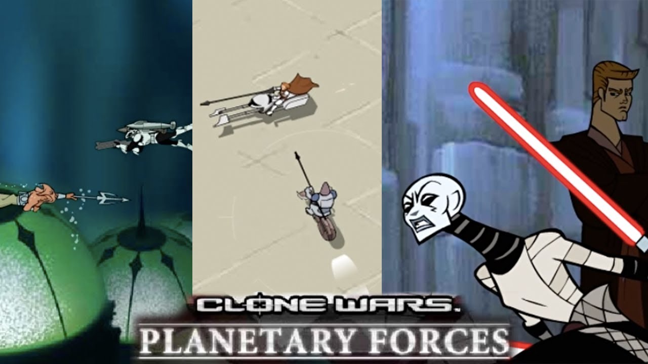 Star Wars Clone Wars Planetary forces Game Dark Side (Cartoon Network) -  YouTube
