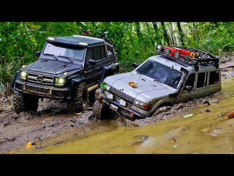 Even the GELIK 6x6 couldn't handle this mud! BROKEN! ... RC OFFRoad 4x4