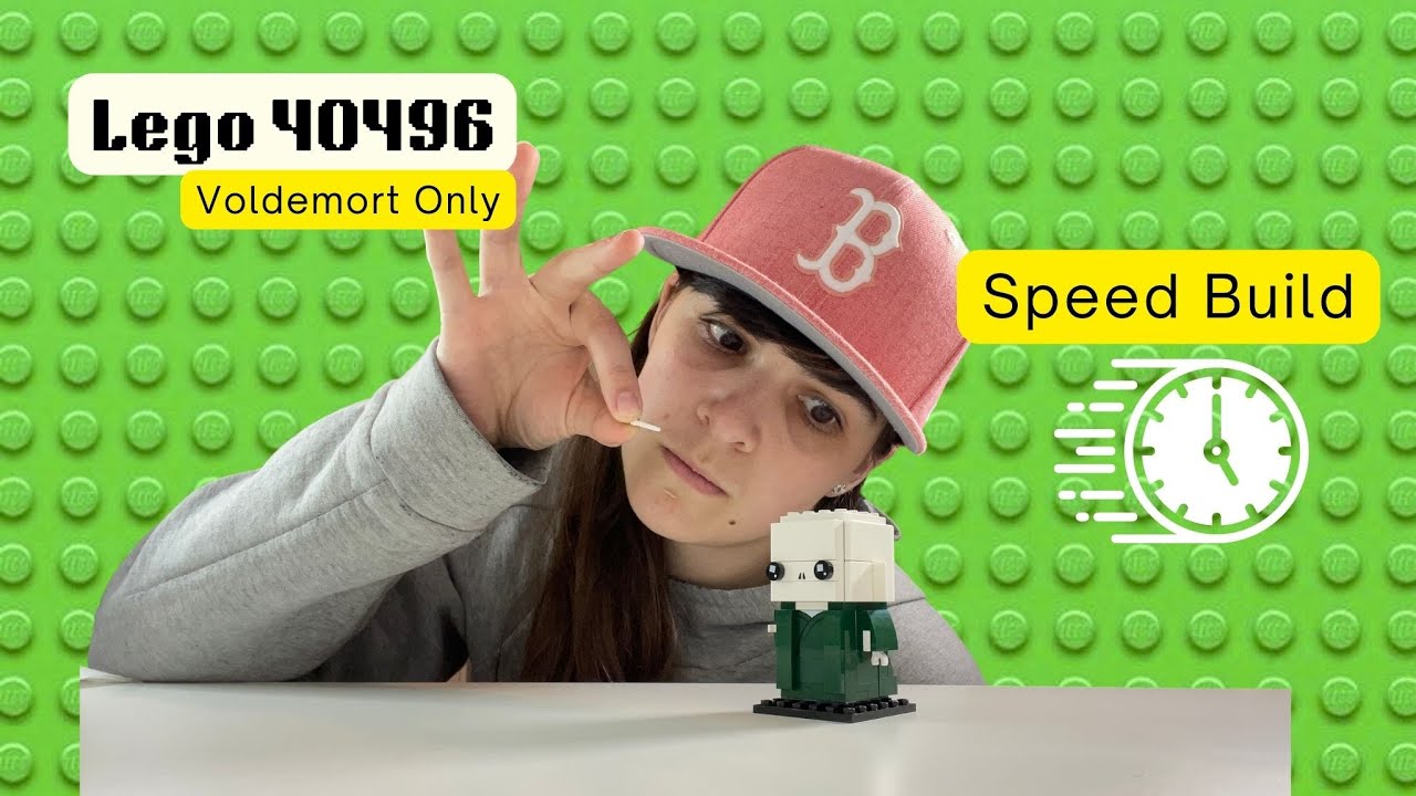 Lego 40496 Voldemort Brickheadz Only - Speed Build (Step by Step) 4x Speed