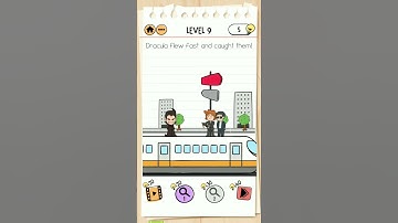 Brain Test 2 Level 9 || Smith and Joe part 2, Draculla flew fast and Caught them.