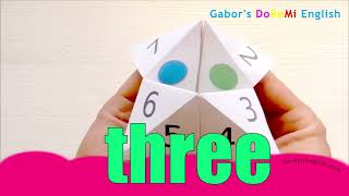 Numbers song | Vocabulary song | Gabor's DoReMi English songs