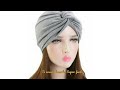 Gorro turbante cruzado