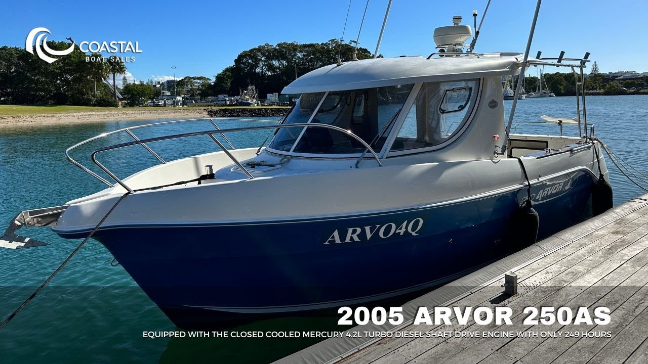 Coastal Boat Sales: 2005 Arvo 250AS Full Cabin
