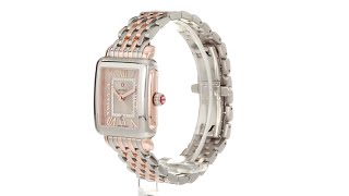 Michele Deco Madison Mid Two-Tone Pink/Gold SKU: 9306319