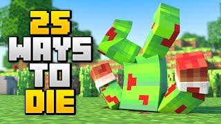 25 BRUTAL WAYS TO DIE IN MINECRAFT!