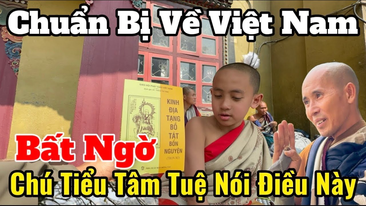 Bất Ngờ Chú Tiểu Tâm Tuệ Nói & Làm Điều Này Trước Khi Về Lại Việt Nam #thayminhtue #thienchiukho 