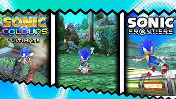 If Sonic Frontiers Used Sonic Colors Ultimate Levels - Planet Wisp