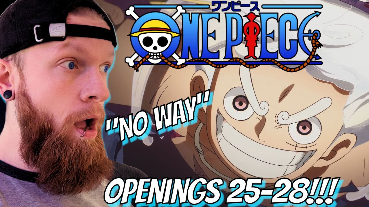 Absolute Bangers! 🔥 Reacting to One Piece Openings 25–28