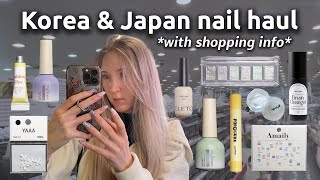 press on nail haul from Korea & Japan (Nail Mall + NailTAT)  💫 with prices, shopping info