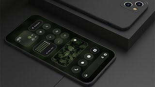 Nothing OS Glass Android Homescreen | Dark Minimal Setup | Nova Launcher screenshot 5