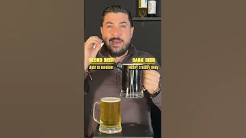 الفرق بين البيره الشقراء و البسره السوداء Difference Between Blond Beer And Dark Beer 