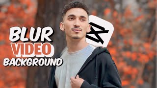 How to Blur Video Background inCapCut 2024