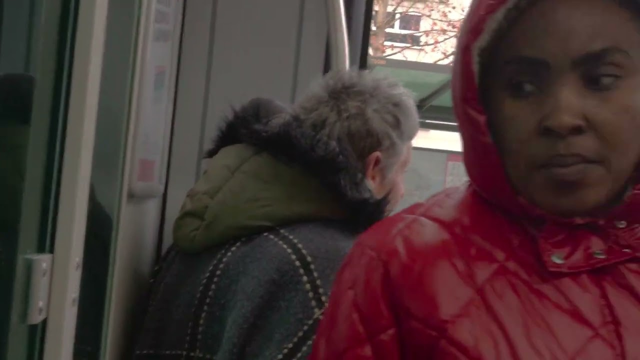 Strasbourg FRANCE Tram D départ Kehl (Allemagne) destination Poteries (Strasbourg)  04-01-23 .