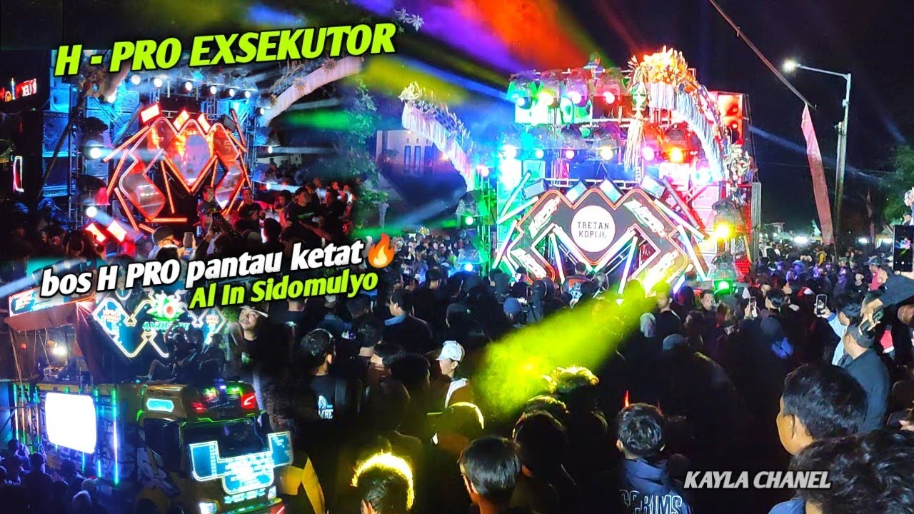 H PRO EXSEKUTOR Karnaval Sidomulyo Jember Bos H PRO Pantau Ketat Soundnya Di Depan Sound