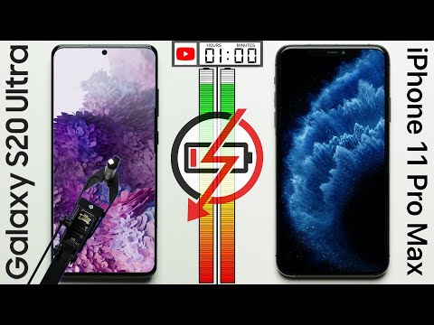 Galaxy S20 Ultra vs. iPhone 11 Pro Max Battery Test