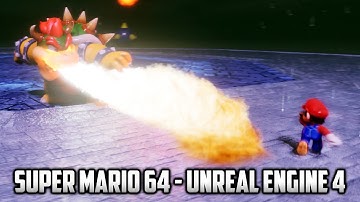 ⭐ Super Mario 64 - Bowser Fight - Unreal Engine 4