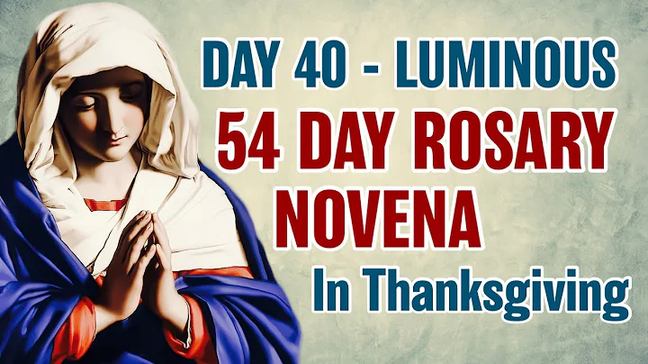 54 Day Rosary Novena Day 40 💛Luminous Mysteries