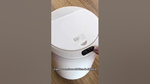Lixeira com sensor abre e fecha automático!  #Shorts