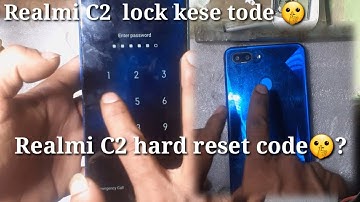Realme  C2 hard reset pattern unlock ! realme C2 password unlock without pc💯