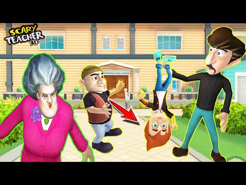 SCARY TEACHER ve HIRSIZ KUZENLERİ 🤣 Scary Robber Home Clash