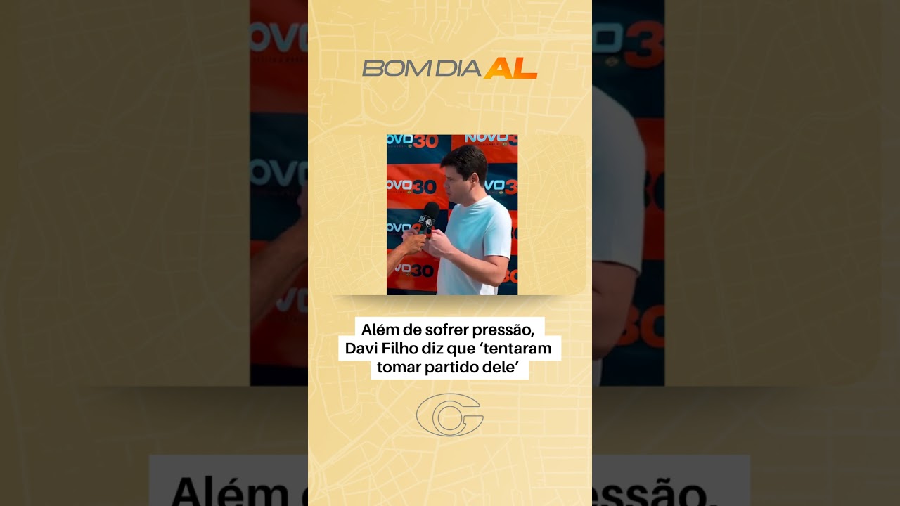 Pena de sofrer pressão, Davi Fulho diz que “tentaram tomar partido dele”