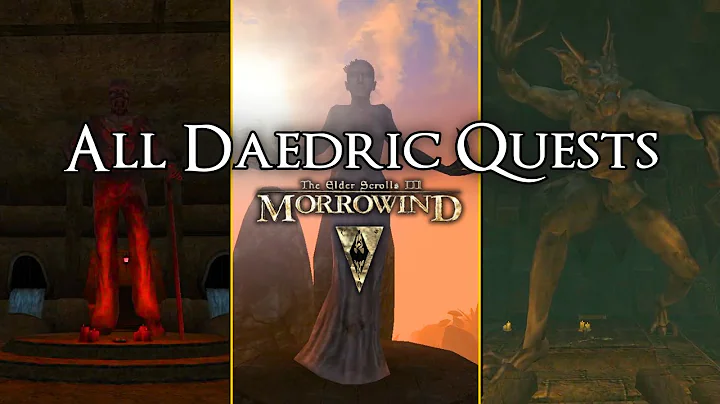 The Story of Morrowind's Daedric Quests - EXPLAINED