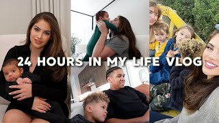 VLOG♡ 24 Hours In My Life as a Mom of 3! NIGHT WITH NEWBORN TWINS