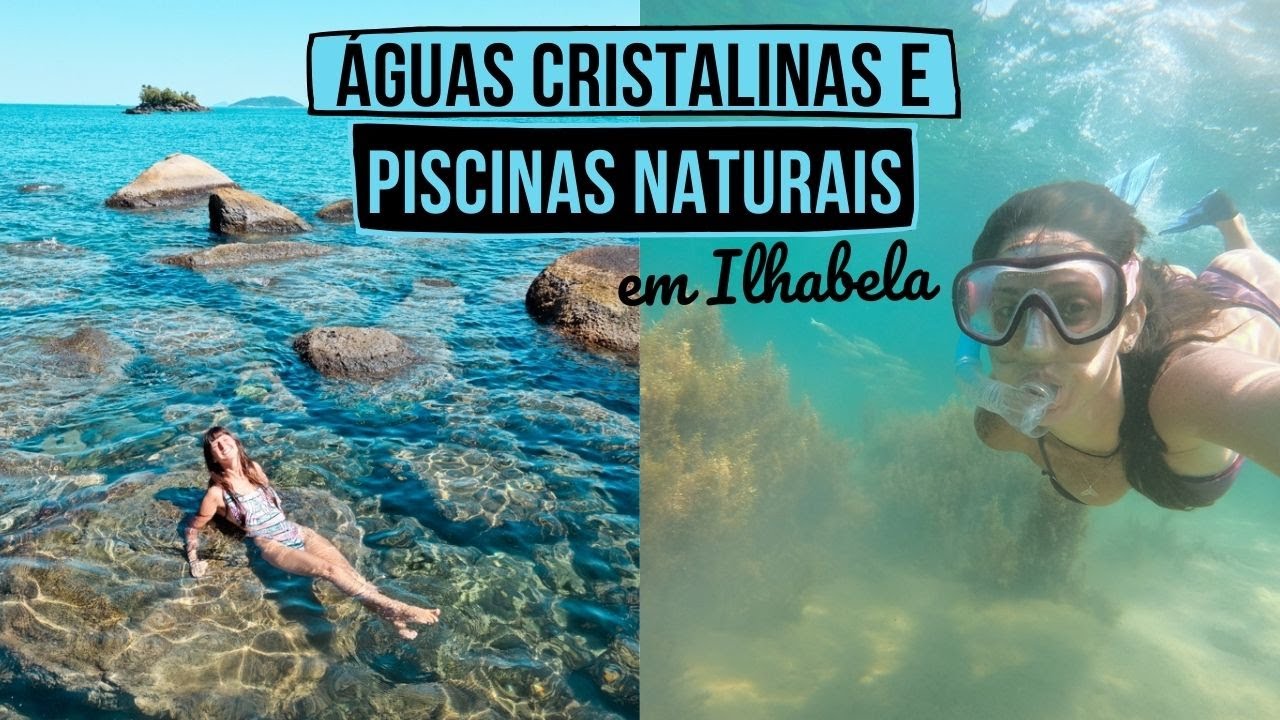 PRAIA DO JULIÃO em ILHABELA - PARAÍSO com ÁGUAS CRISTALINAS!