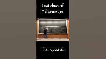 Last class of Fall 2021 semester