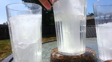 Proof Orgone Charges Water- Cool Ice Experiment