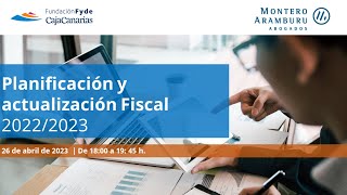 Jornada Planificación y actualización fiscal 2022/2023