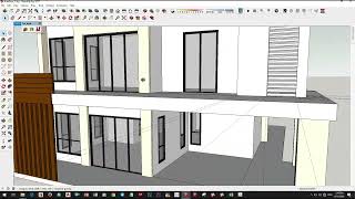 Part 3 Sketchup for Beginners, How to make 3D House Model in Sketchup