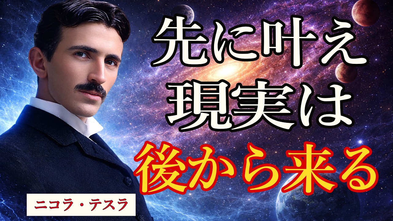 【99％は知らない】順番は逆だった──“先に叶う”と決めた瞬間、現実が組み替わる｜ニコラ・テスラ