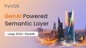 Kyvos at Leap 2024 | Riyadh | GenAI Powered Semantic Layer