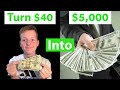 How I Turned $40 Into $5,000 As A Teenager