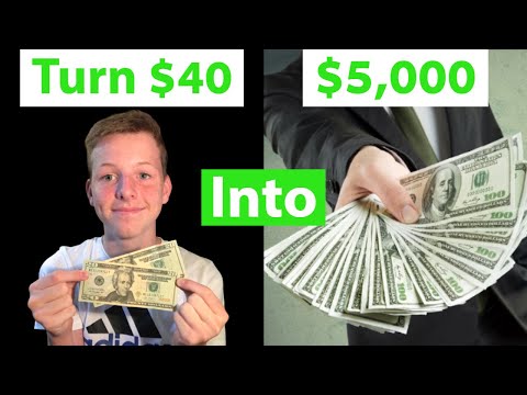 How I Turned $40 Into $5,000 As A Teenager