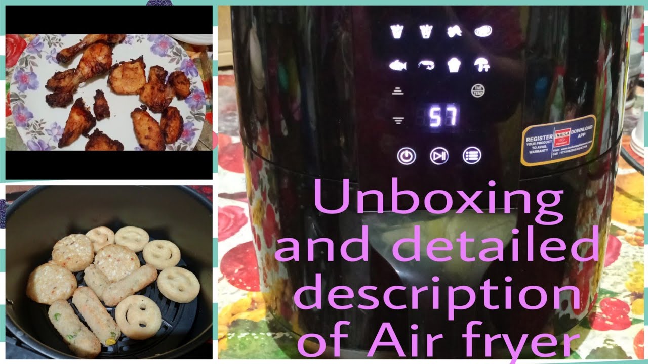 Review of Inalsa digital Airfryer Full detail description with