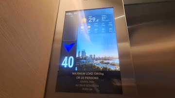 Schindler Destination Dispatch Elevator at Central Park in Perth , WA , Australia (Mid rise)