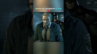 Gordon FEELS Betrayed by Batman 💔 #shorts #gaming