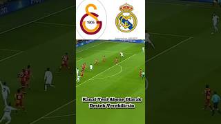 Galatasaray 3-2 ReAl Madrid - TARİHİ MAC #shorts