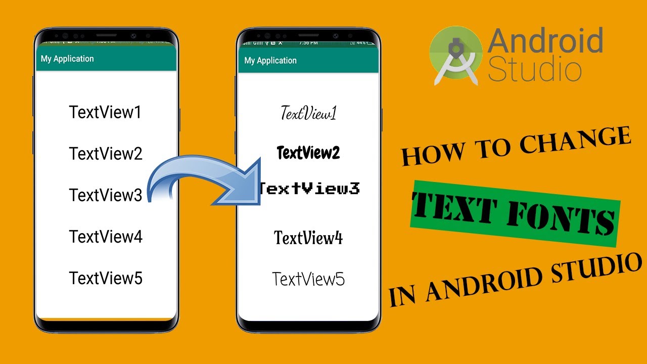 How To Change Fonts Of A Text View Text In Android Studio||How To Set Custom Fonts In Android Studio