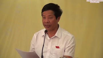 Đại biểu HĐND huyện Thạch Thất tiếp xúc cử tri xã Chàng Sơn trước kỳ họp thứ 5