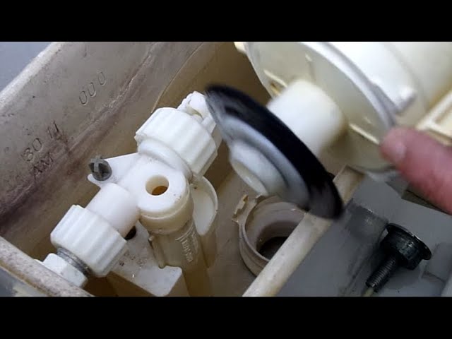 comment changer le joint de chasse d'eau des toilettes(Tuto entier) 